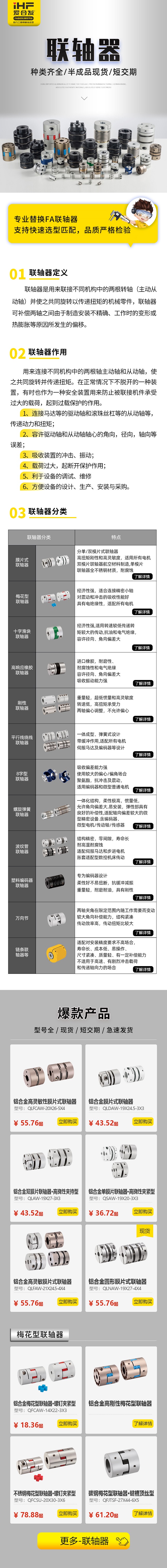 「優(yōu)品推薦」這些聯(lián)軸器您都認(rèn)識(shí)嗎？